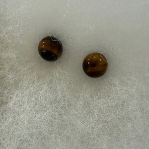 Tiger’s Eye Stud Earrings